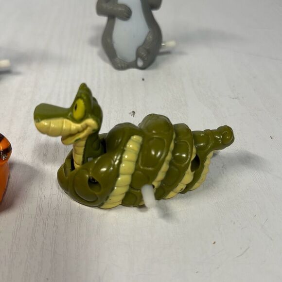 VINTAGE (1980s) Disney KAA Jungle Book Snake Baloo Shere Khan WIND UP TOY - Picture 3 of 8